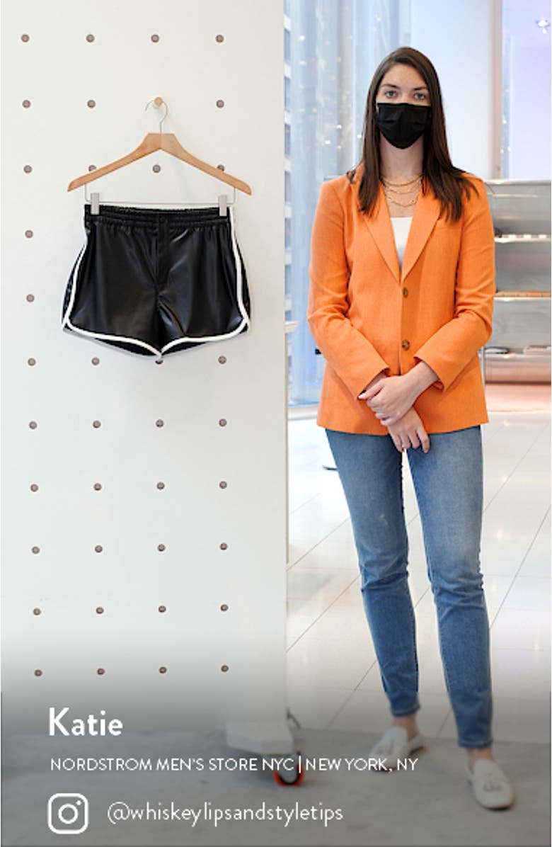 Ganya Faux Leather Shorts, sales video thumbnail