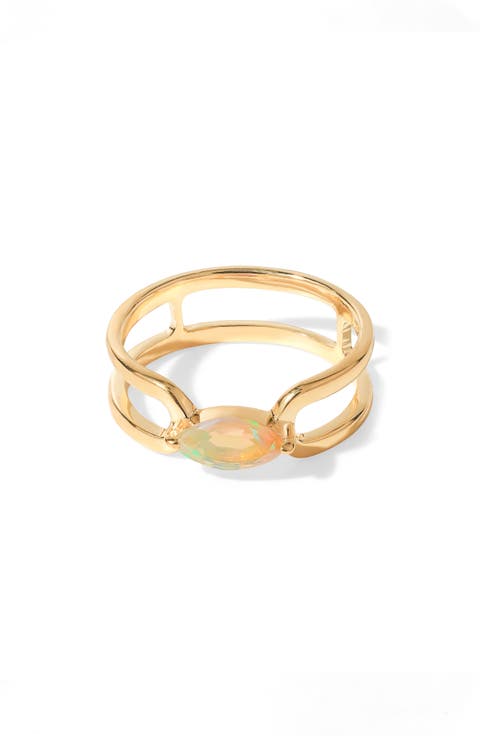Marquise Crossover Ring