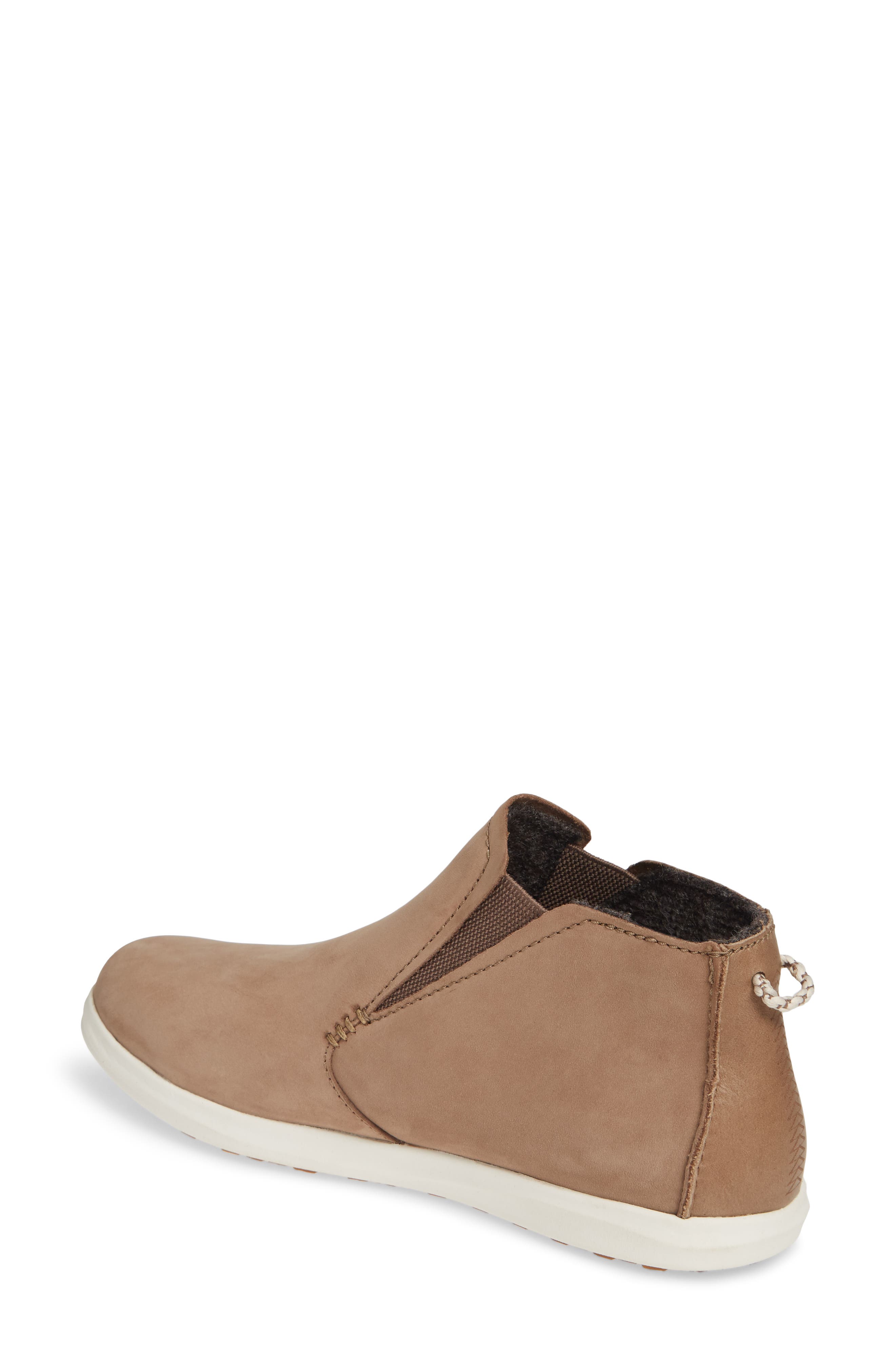 Hawai'iloa Manu Hope Waterproof Sneaker Boot, Alternate, color, TAUPE GREY LEATHER