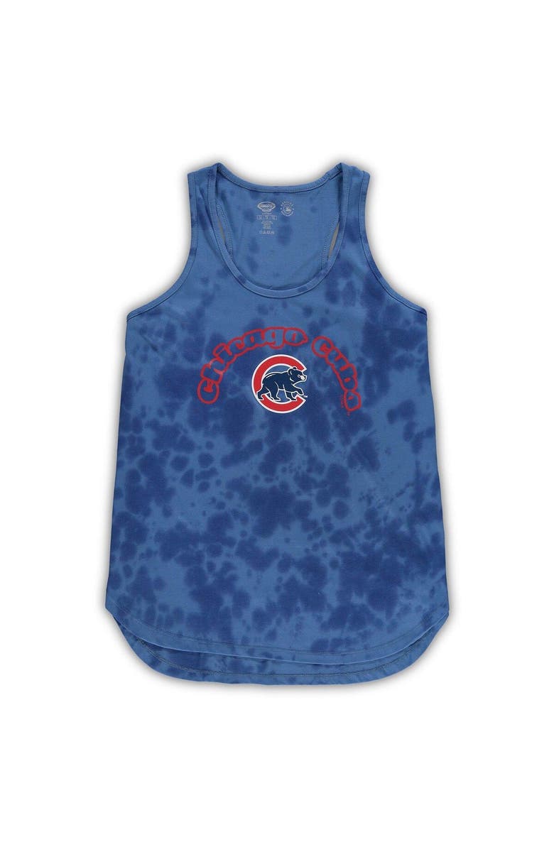 CONCEPTS SPORT Women's Concepts Sport Royal Chicago Cubs Plus Size Jersey Tank Top & Pants Sleep Set, Alternate, color, 