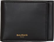 Balmain Smooth Leather Trifold Wallet