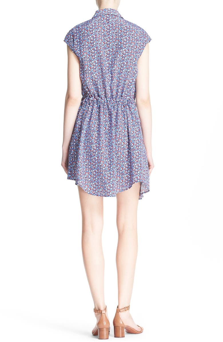 Tory Burch 'Gigi' Print Silk Shirtdress, Alternate, color,