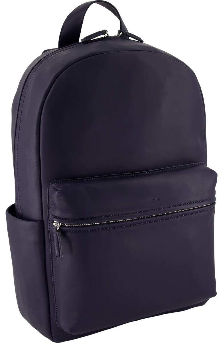 Vince Cavalor Leather Backpack, Alternate, color, Night Blue
