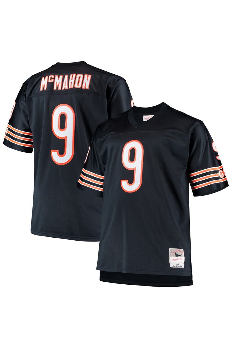 Men's Mitchell & Ness Jim McMahon Navy Chicago Bears Big & Tall 1985 Retired Player Replica Jersey, Main, color, Navy