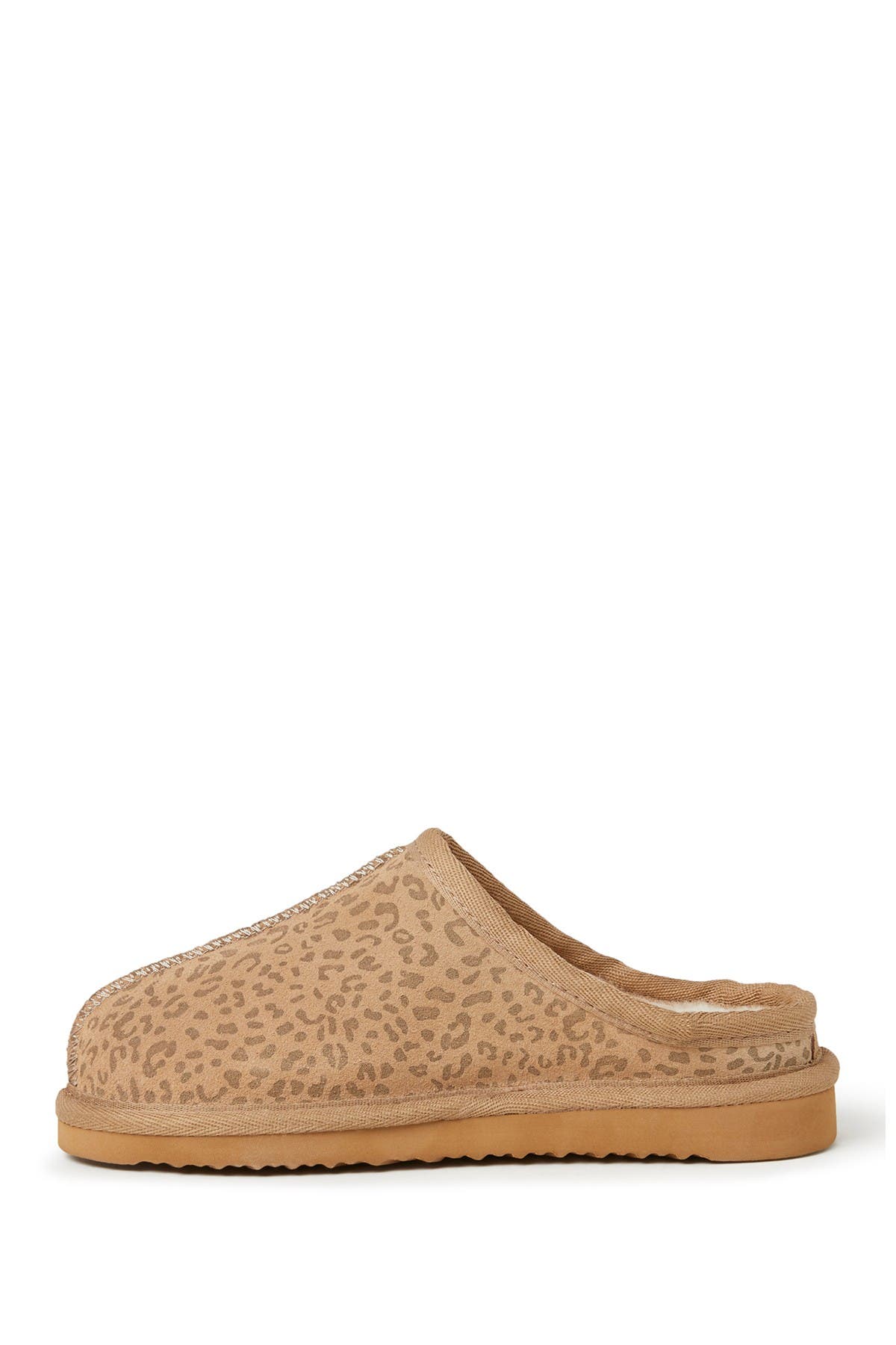 Kids' Fireside Dempsey Genuine Shearling Clog Slipper, Alternate, color, LEOPARD