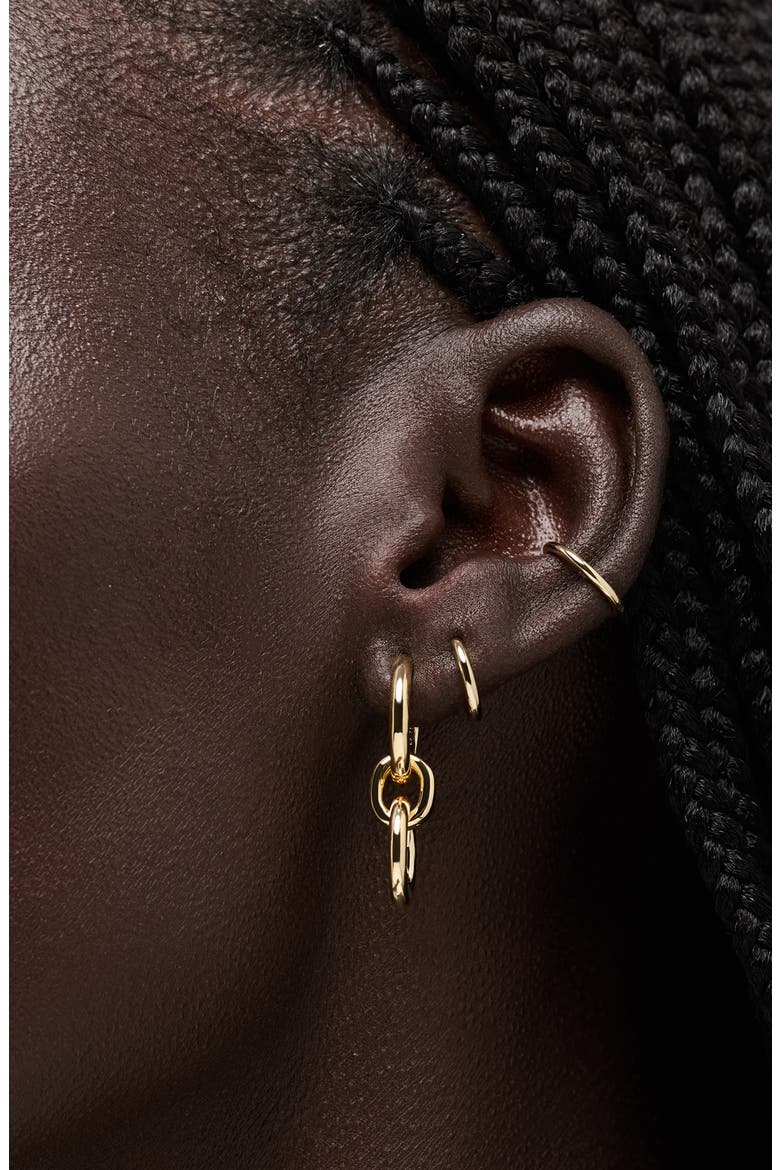 Remi 14k Gold Plated Drop Earrings, Alternate, color, GOLD