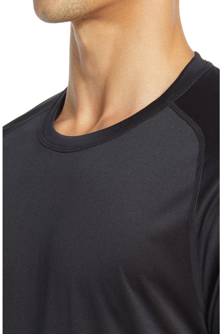 Men's Performance Long Sleeve T-Shirt, Alternate, color, BLACK