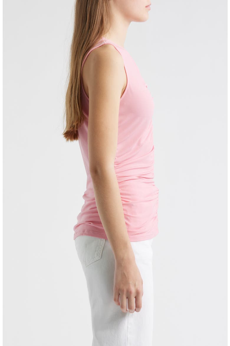 Emacha Ruched Sleeveless Tunic Top, Alternate, color, OPEN PRPLE