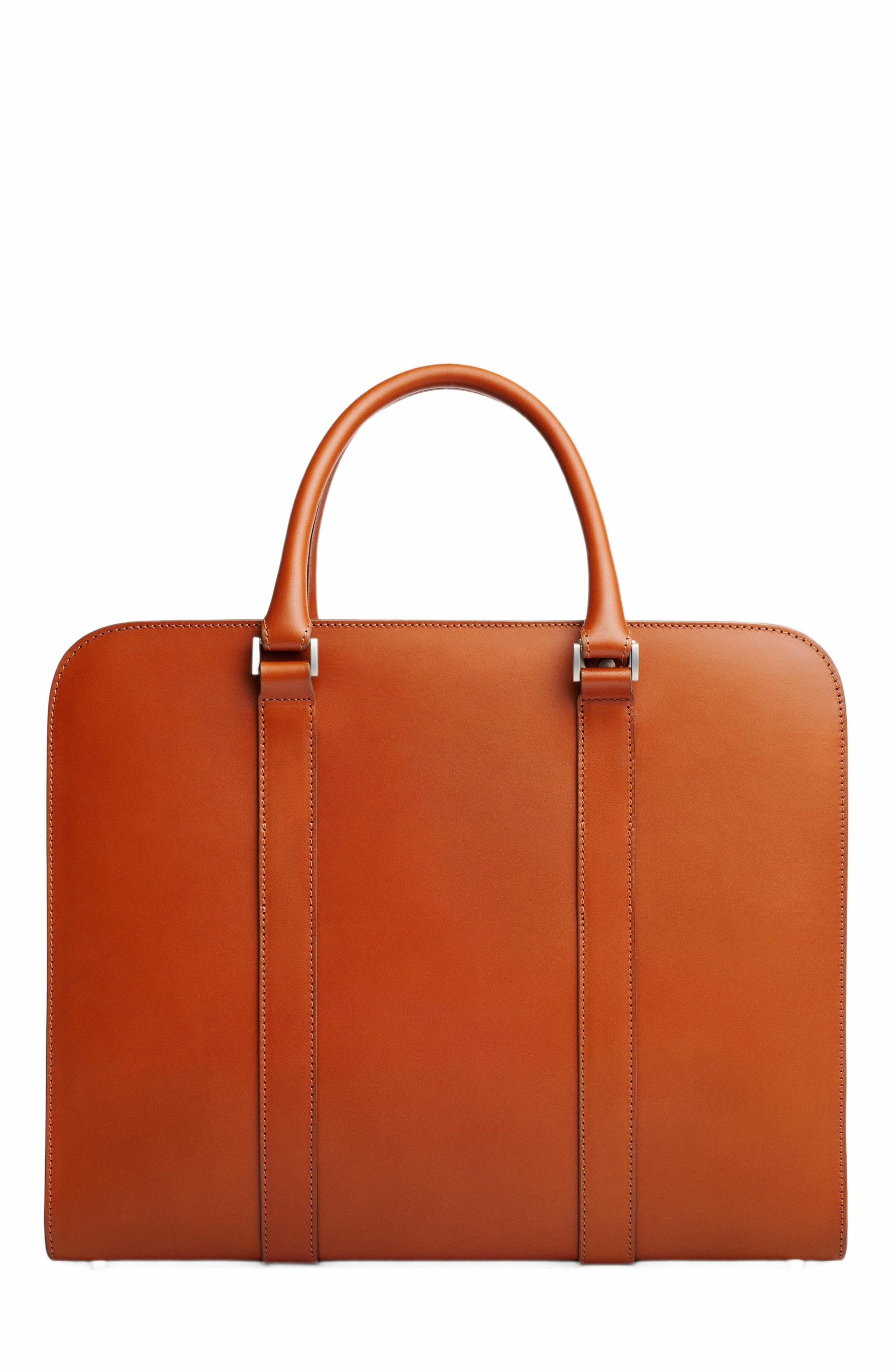 Carl Friedrik Palissy Double Briefcase, Alternate, color, Cognac