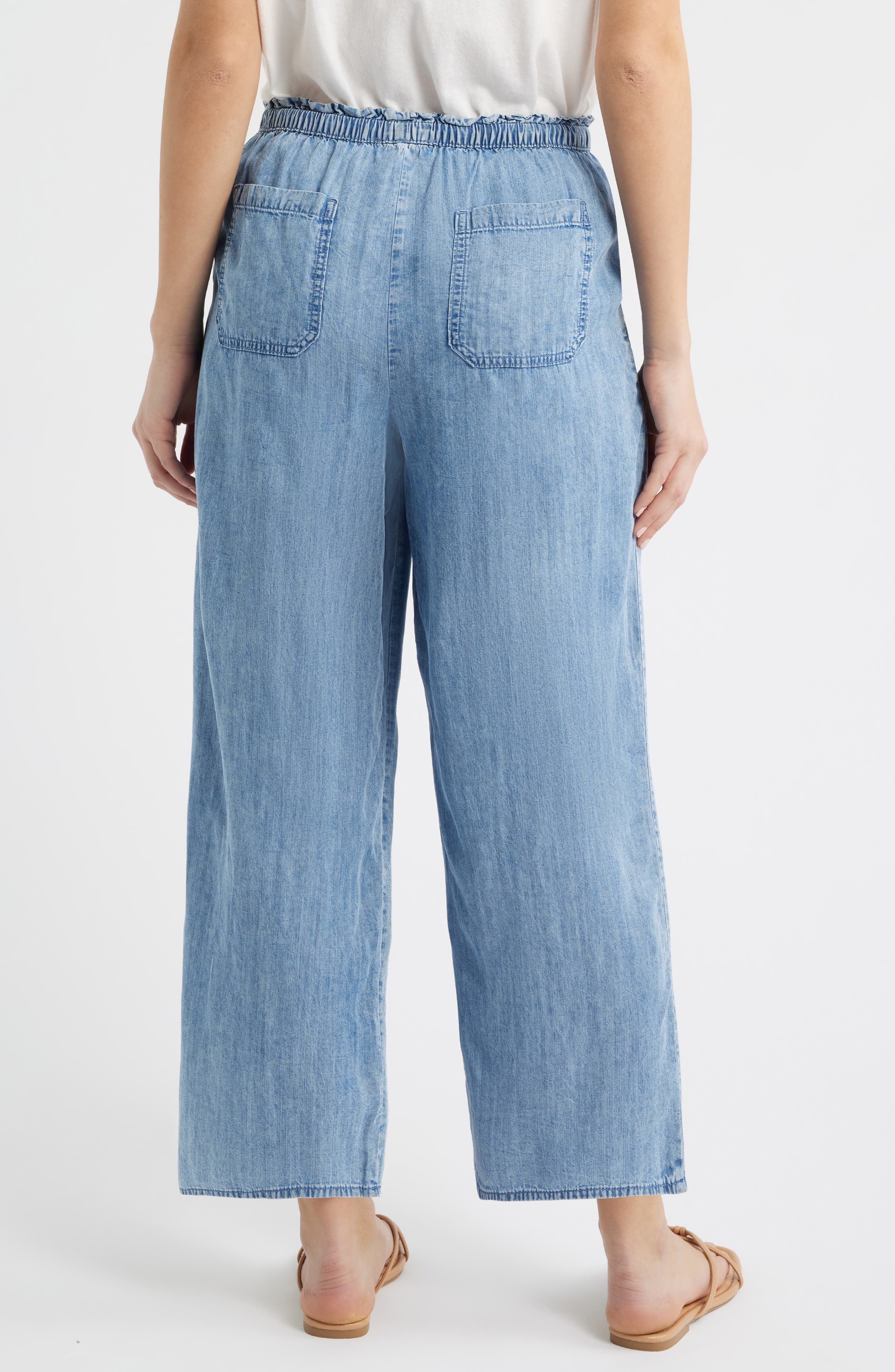 Harmony Tie Waist Crop Pants - image 4