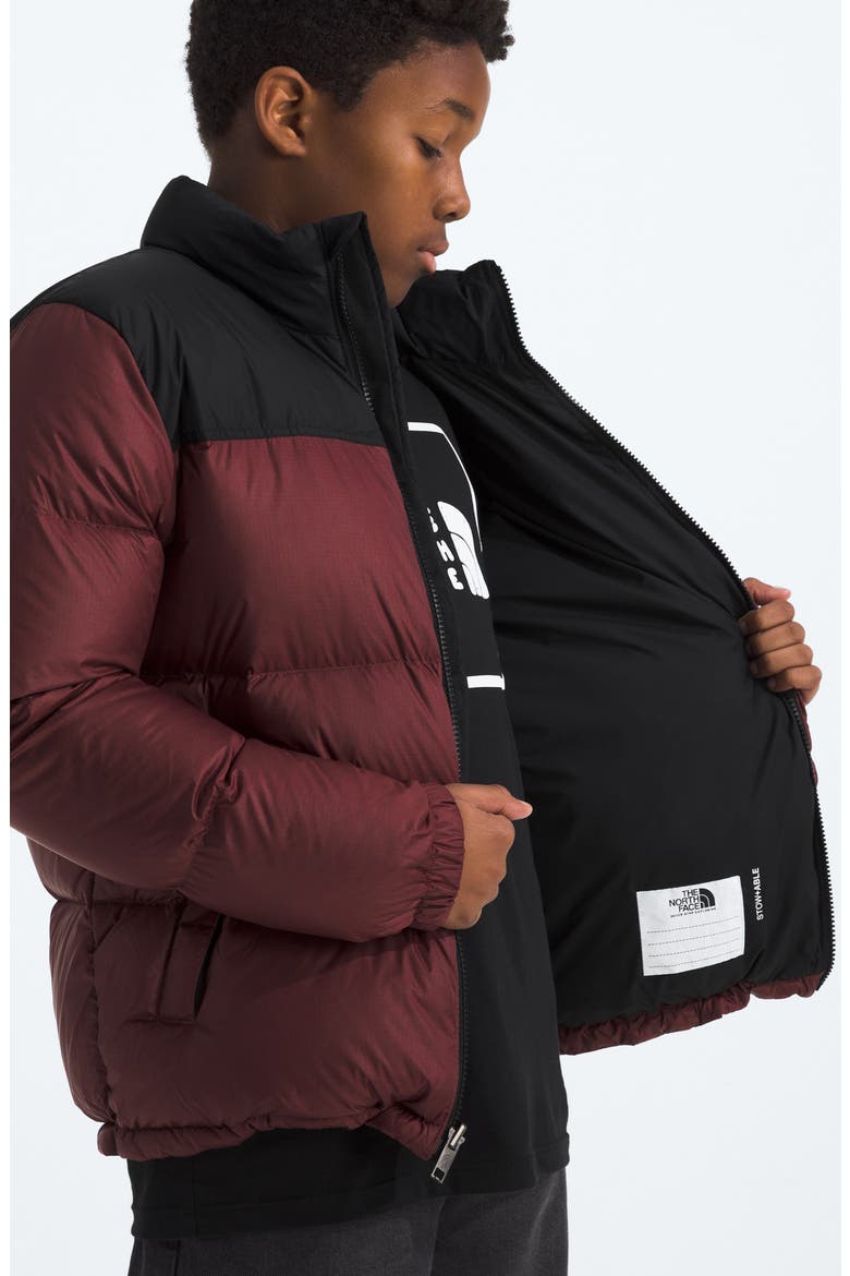 Kids' 1996 Retro Nuptse® Packable 700 Fill Power Down Jacket, Alternate, color, SUMAC