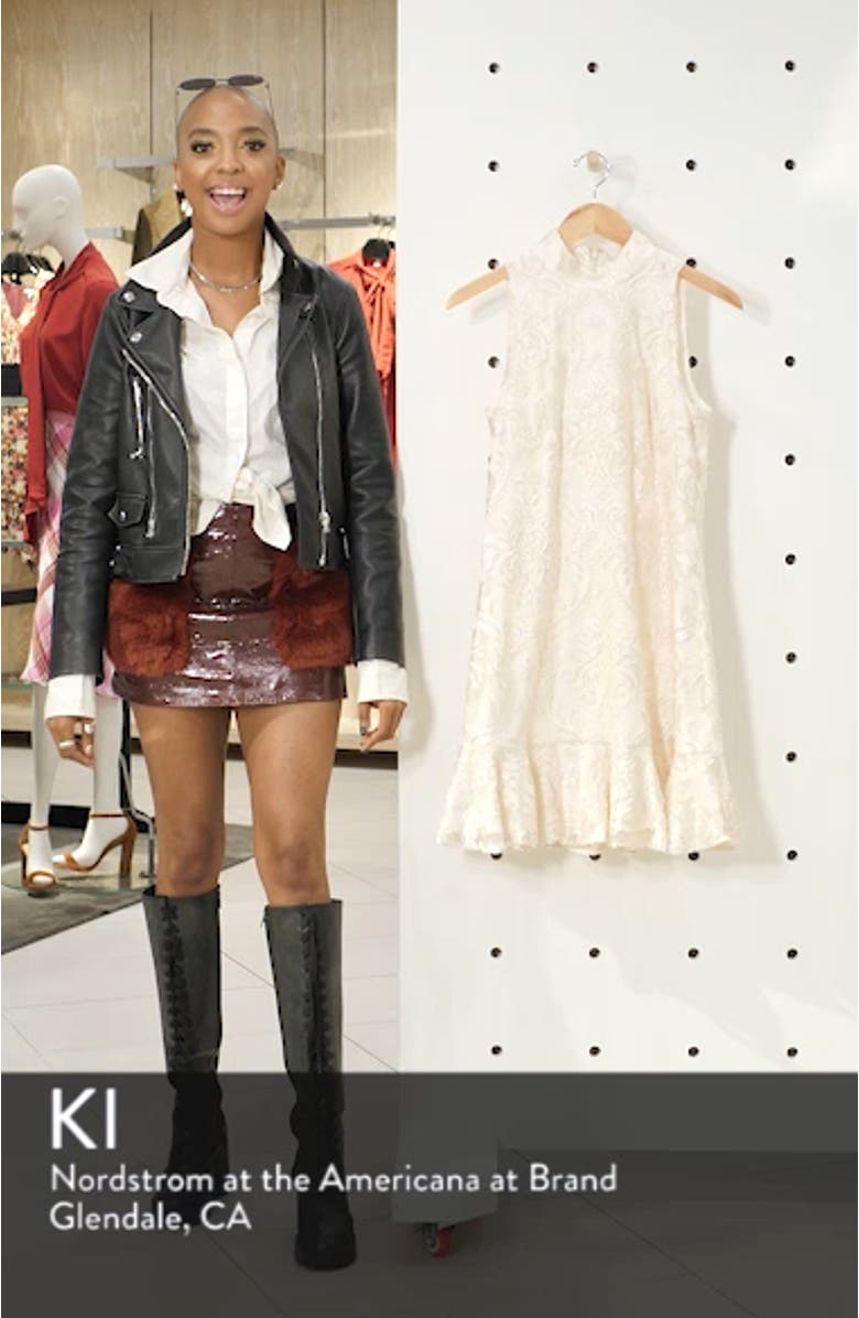 Sleeveless Jacquard Dress, sales video thumbnail