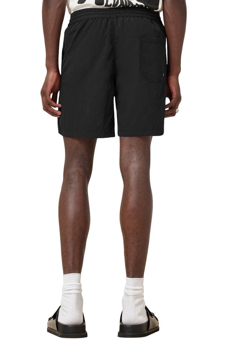 AllSaints Orlando Swim Trunks, Alternate, color, Jet Black