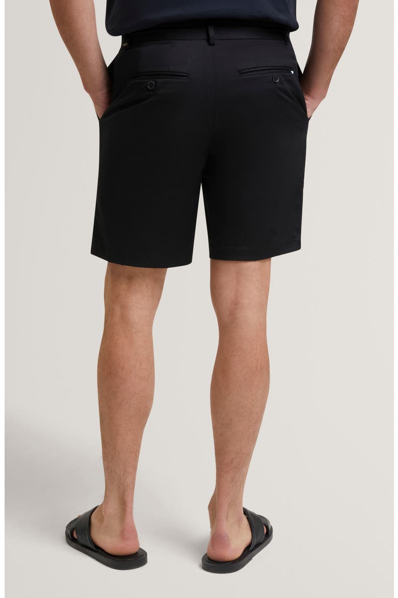 Loweton Slim Fit Stretch Cotton Chino Shorts, Alternate, color, BLACK