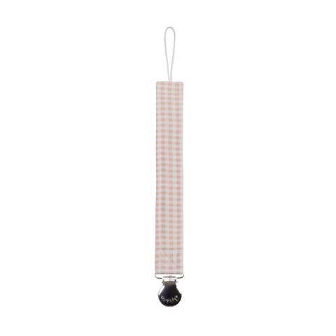 Gingham Teddy Collection - Paci Clip