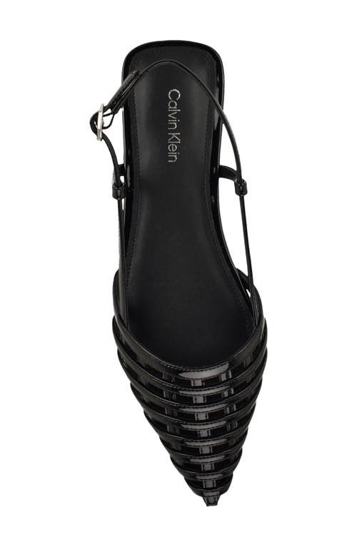 Calvin Klein Glessia Slingback Flat In Multi