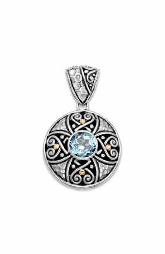 SAMUEL B. Round Filigree Pendant