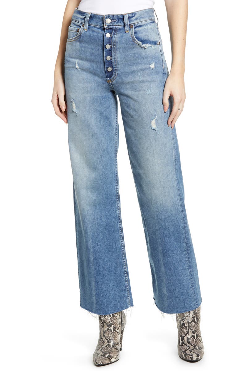 Boyish Jeans The Mikey High Waist Ankle Straight Leg Jeans, Main, color,