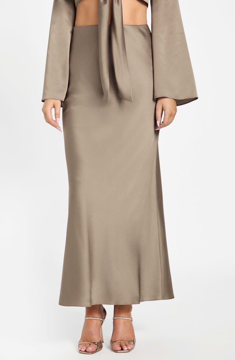 Marciano Monica Maxi Skirt, Main, color, Buff Taupe