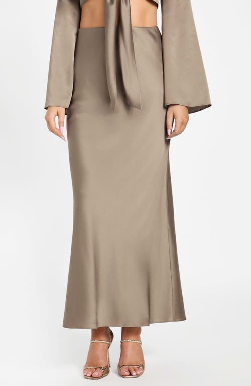 Marciano Monica Maxi Skirt In Gray