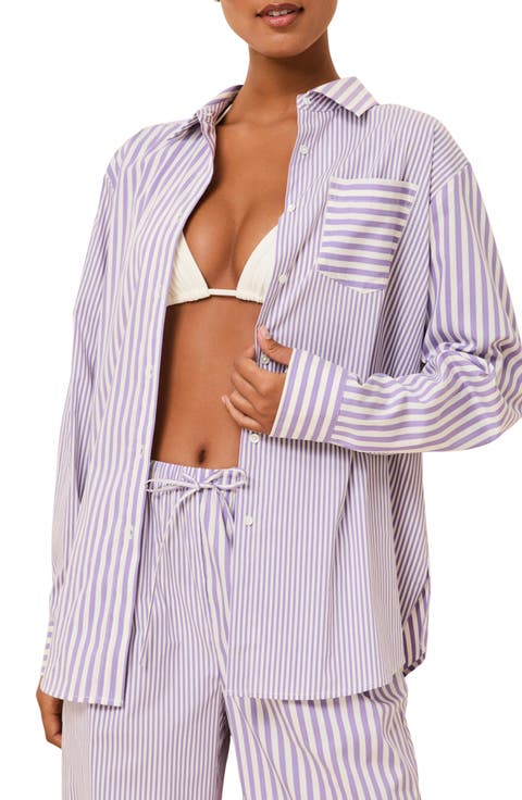 The Avril Button-Up Cover-Up Shirt