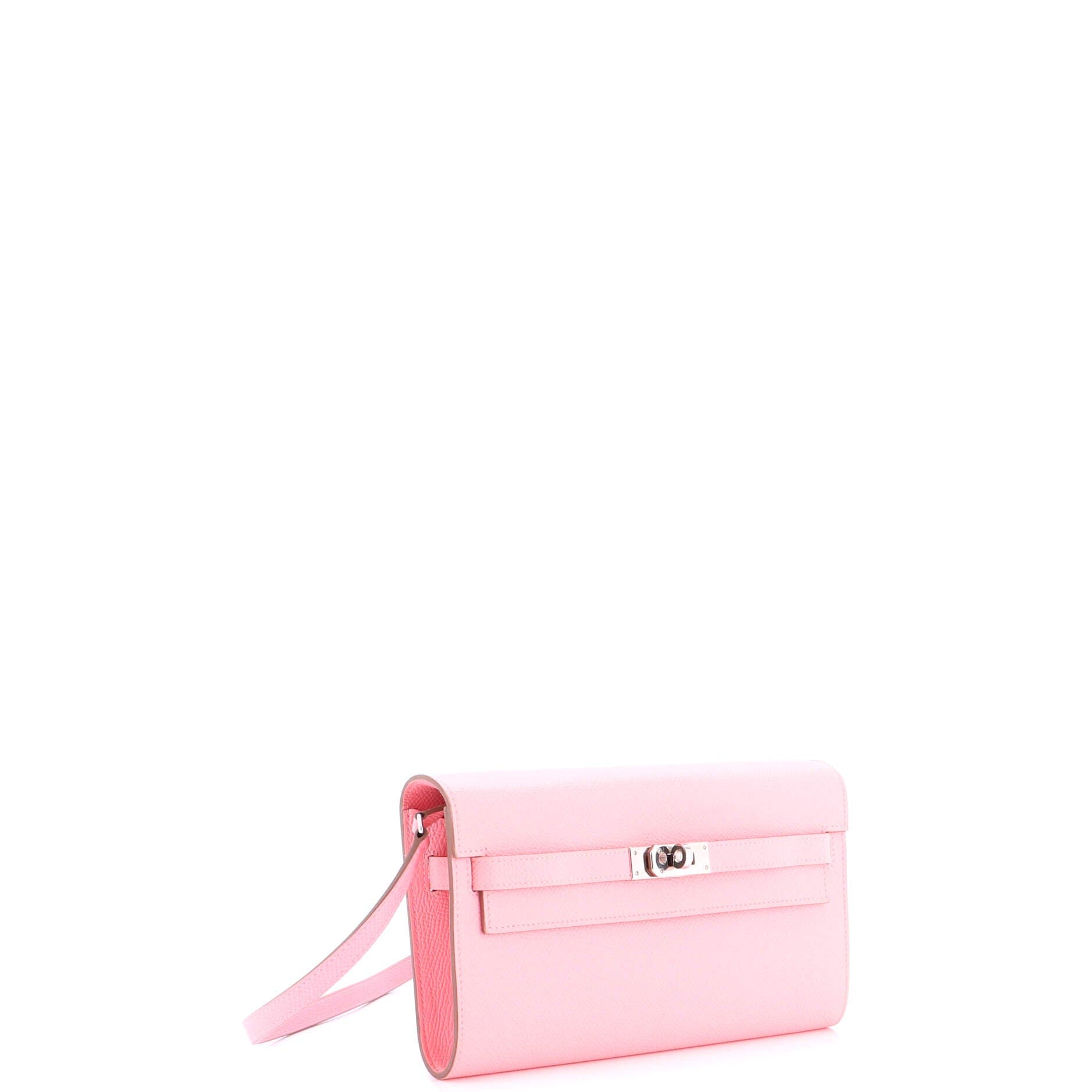 Pre-Owned Hermes Kelly To Go Wallet Epsom, Alternate, color, 