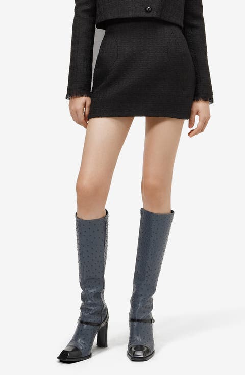 Wool & Mohair Miniskirt
