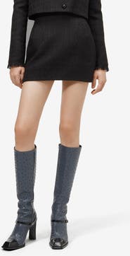 McQueen Wool & Mohair Miniskirt