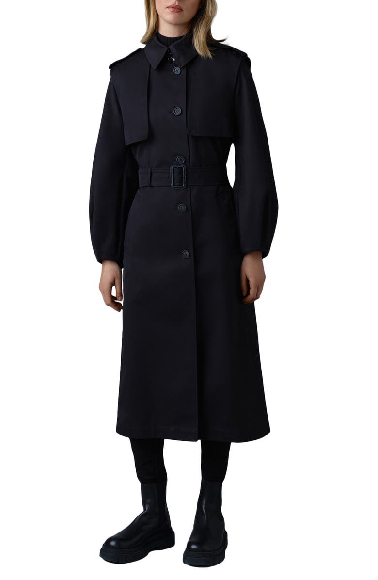 Mackage Alia Water Repellent Trench Coat, Main, color, 