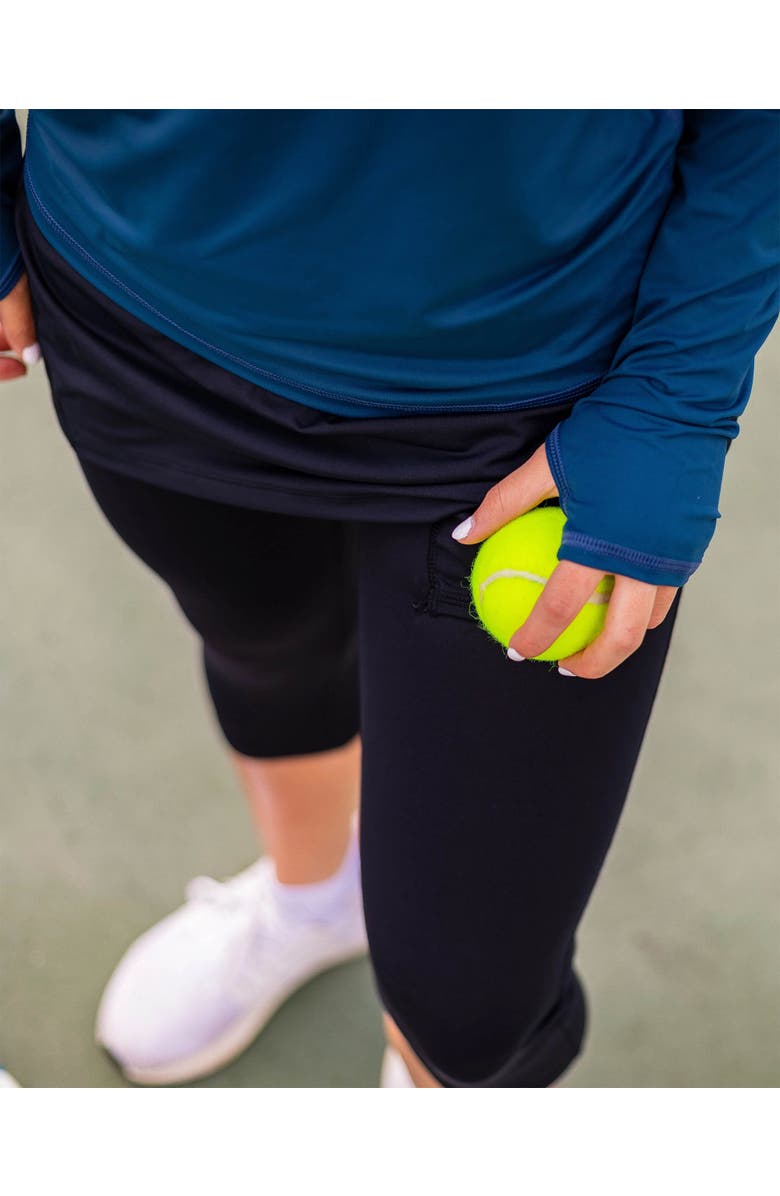 BloqUV Women's Capri Skort, Alternate, color, Black