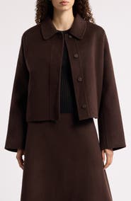 BOSS Cafeta Short Wool Blend Jacket
