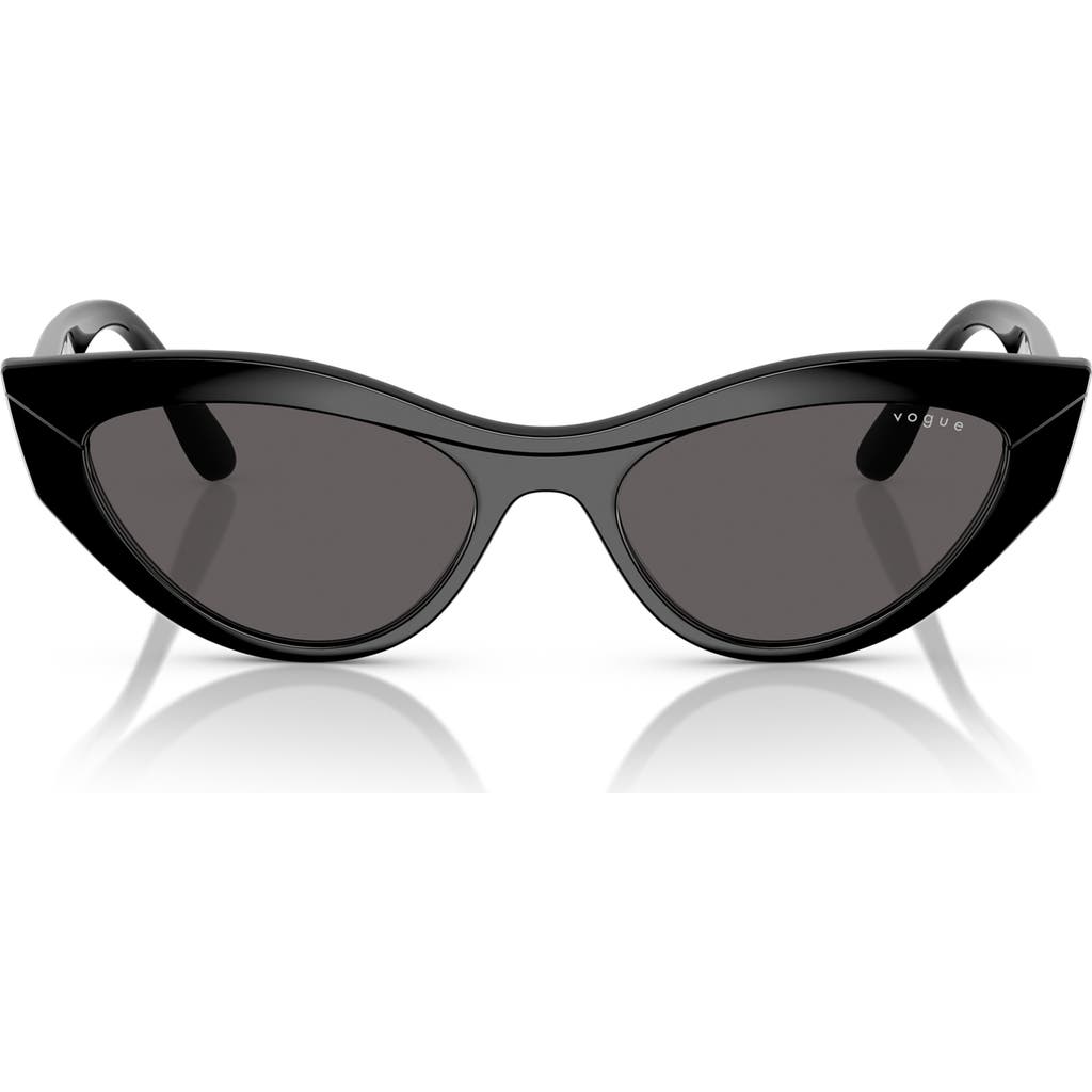 Shop Vogue 52mm Polarized Cat Eye Sunglasses