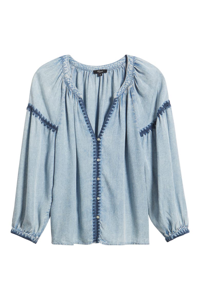Toshi Chambray Shirt, Alternate, color, MEDIUM CLOUD WASH