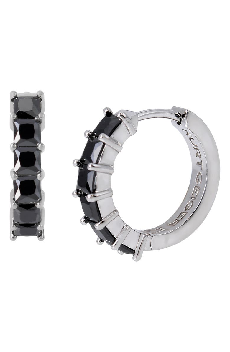 Kurt Geiger London Crystal Huggie Hoop Earrings, Alternate, color, 