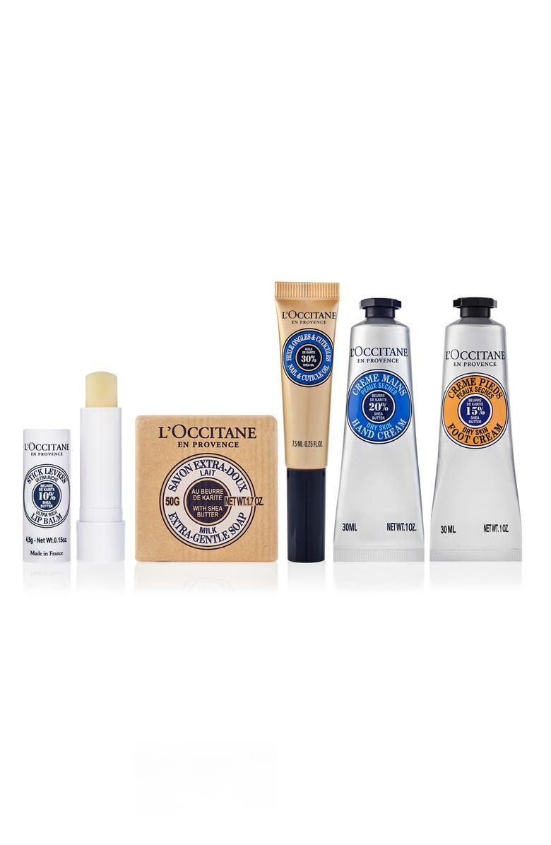L'Occitane Shea 5-Piece Holiday Gift Set $63 Value, Alternate, color, 