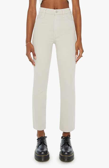 MOTHER The Hustler Flood Ankle Straight Leg Jeans