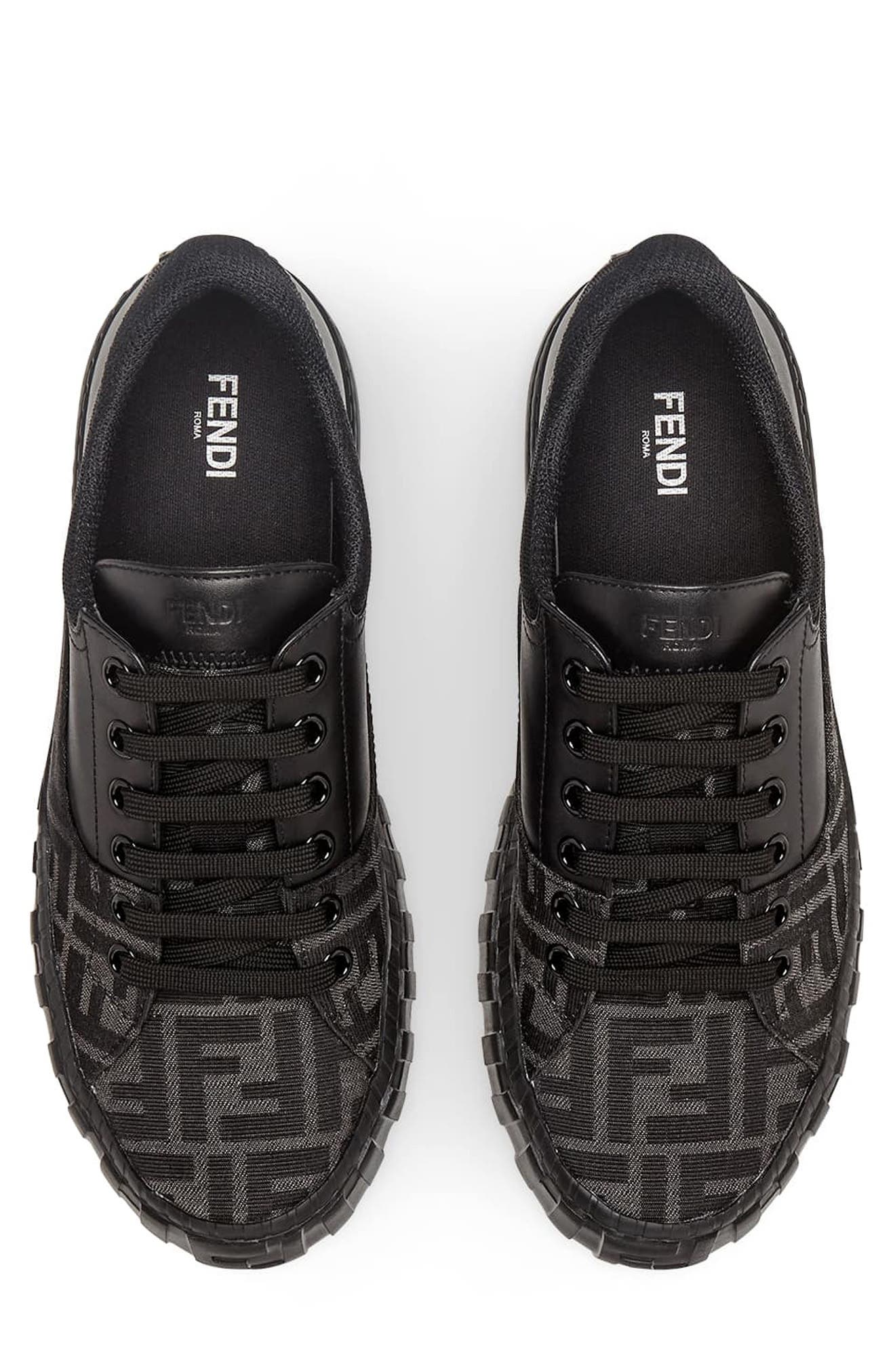 Fendi Force FF Low Top Sneaker, Alternate, color, 