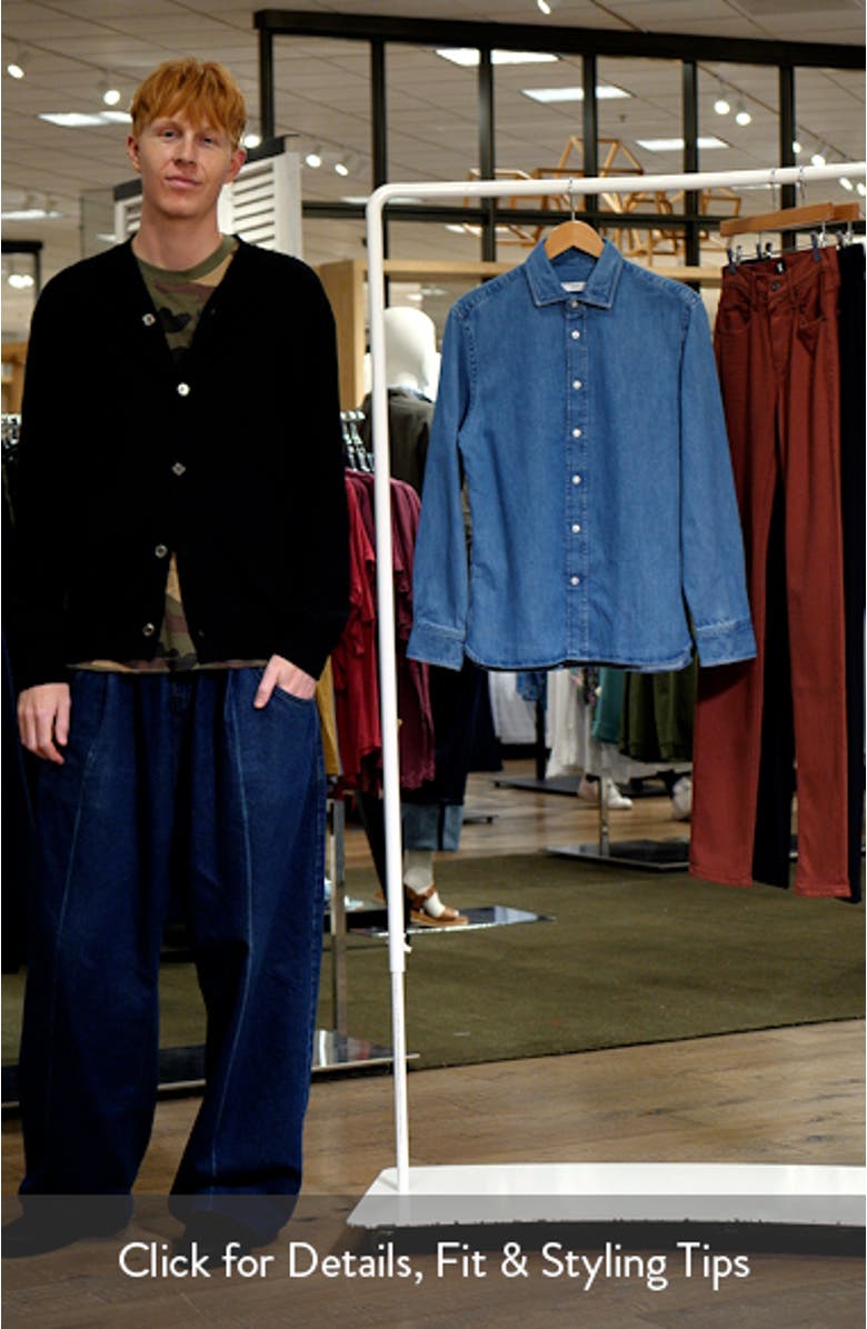 Denim Button-Up Shirt, sales video thumbnail