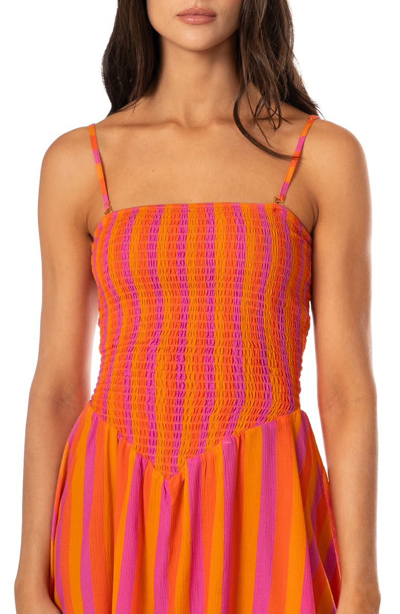Maaji Tropical Candy Dominica Cover-Up Dress, Alternate, color, Open Pink