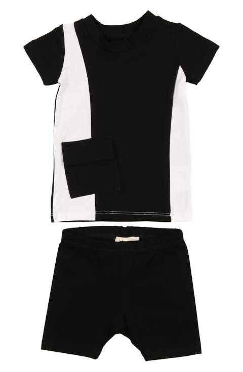 Colorblock Pocket T-Shirt & Shorts Set (Baby)