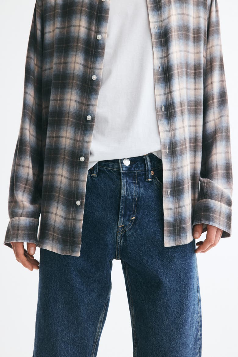 Original Straight Jeans, Alternate, color, Dark denim blue