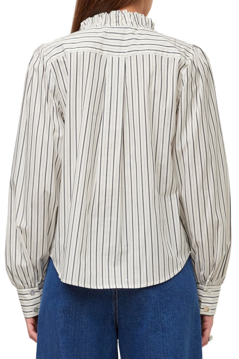 Lizzy Ruffle Stripe Shirt, Alternate, color, CNA