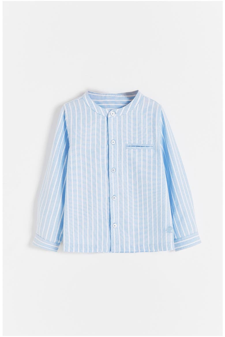 Roque Button-Front Shirt for Little Kid & Big Kid, Main, color, LIGHT-BLUE