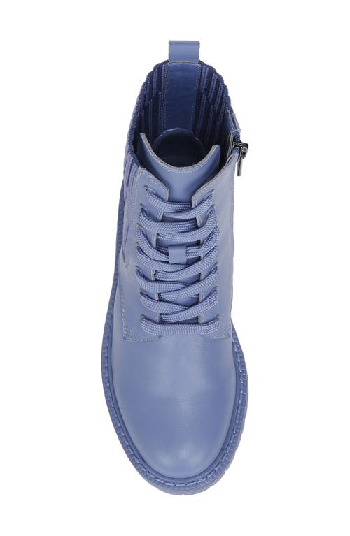 Sam Edelman Lydell Kids Combat Boot Dusty Violet In Blue