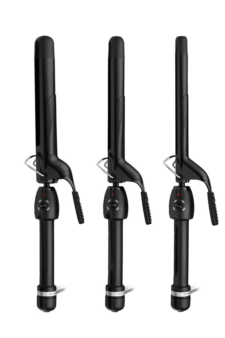 Stay-Temp Extra-Long Barrel Ceramic Curling Iron, Alternate, color, 1"