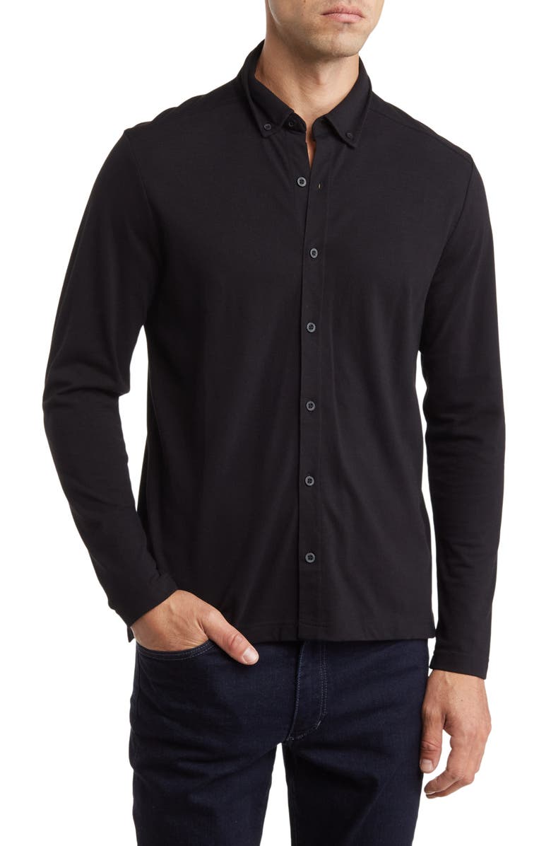 14th & Union Performance Knit Button-Down Shirt, Main, color, 
