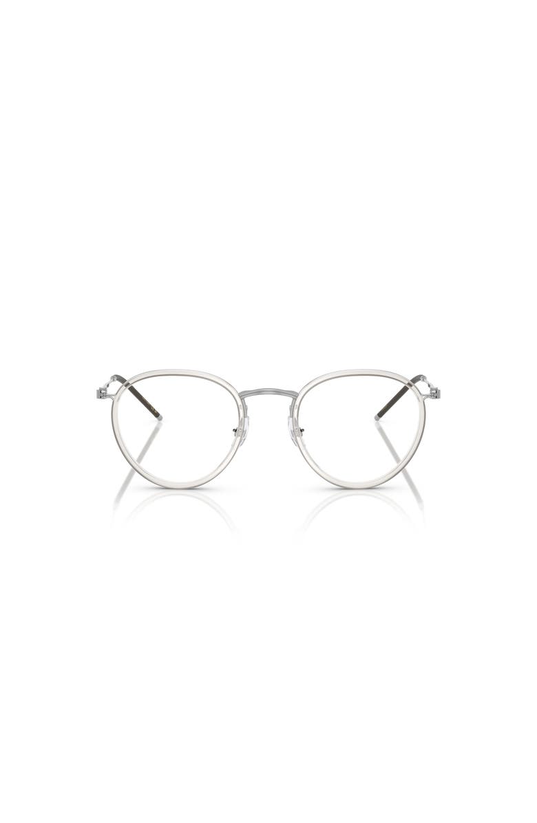 Oliver Peoples 47mm Phantos optical glasses, Alternate, color, Silver