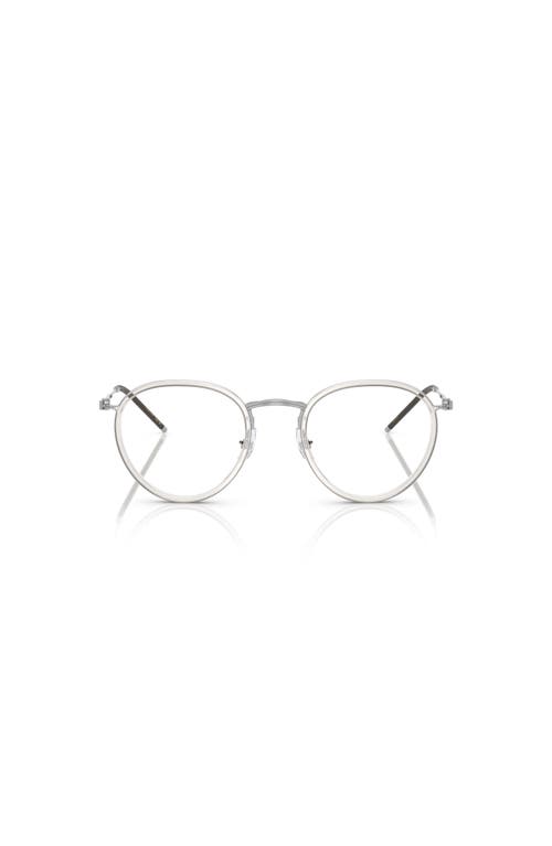 Oliver Peoples 47mm Phantos Optical Glasses In Silver