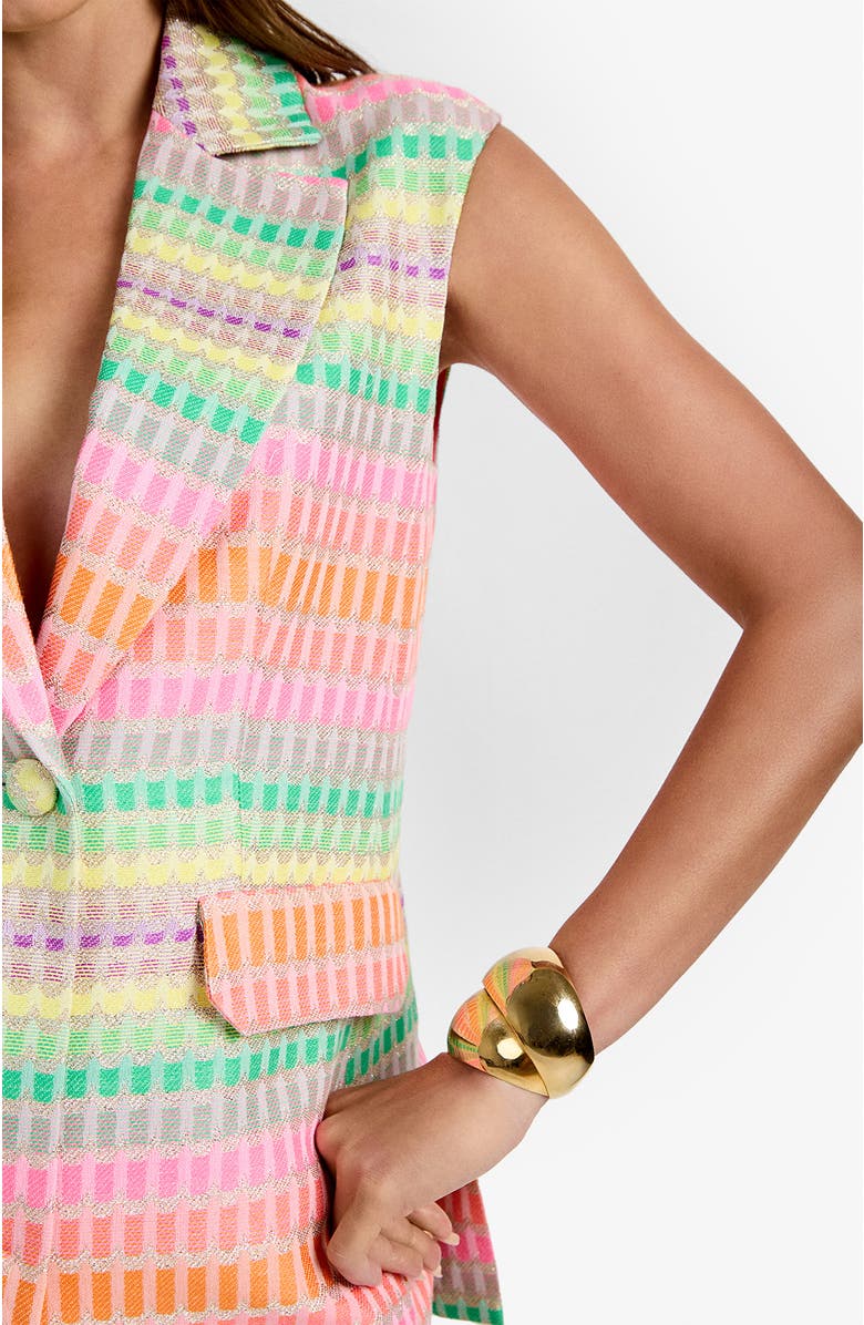 Trina Turk Boabab Jacket Joie De Vivre Jacquard, Alternate, color, Multi