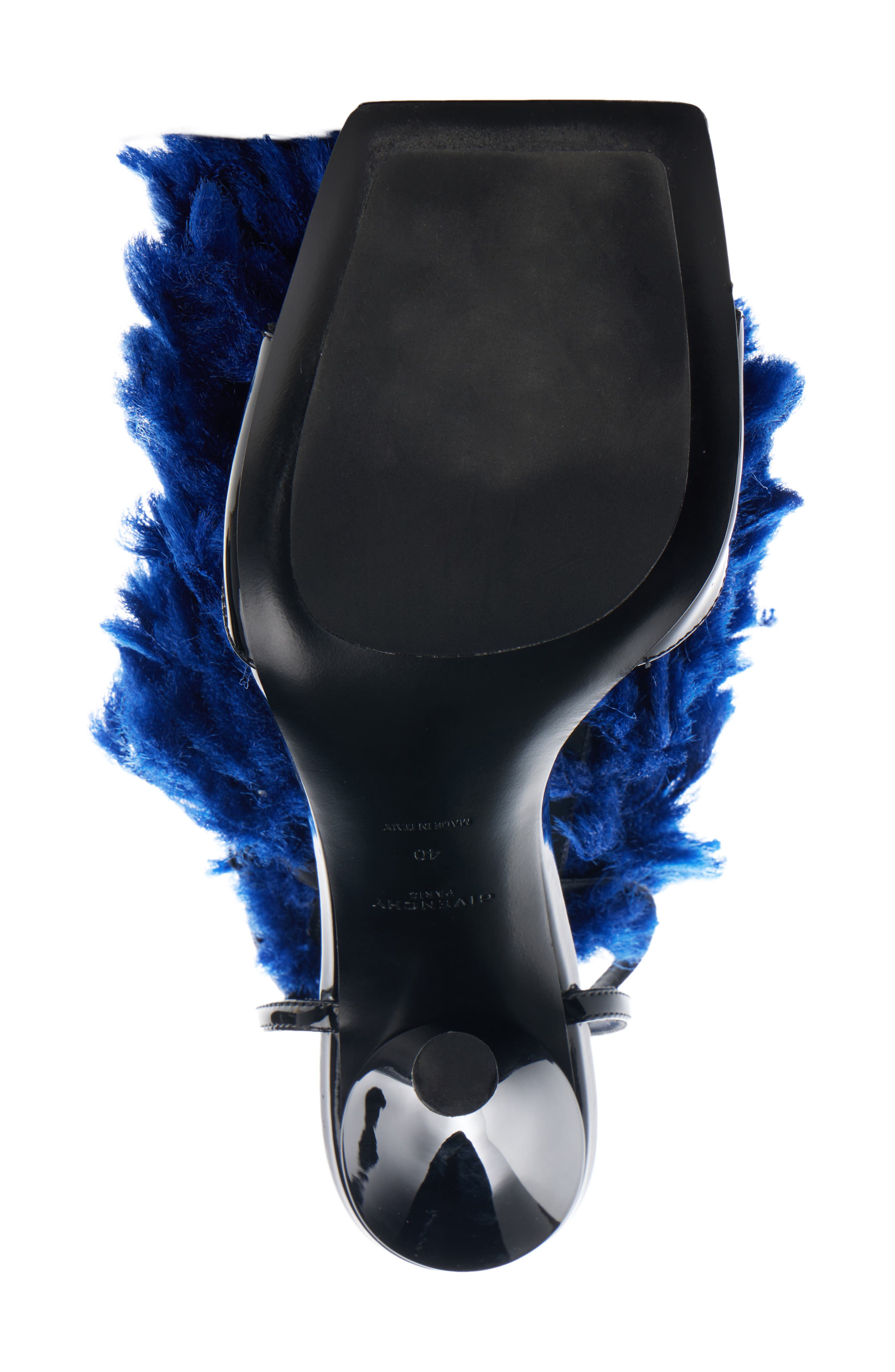Pompom Sandal, Alternate, color, SAPHIR BLUE